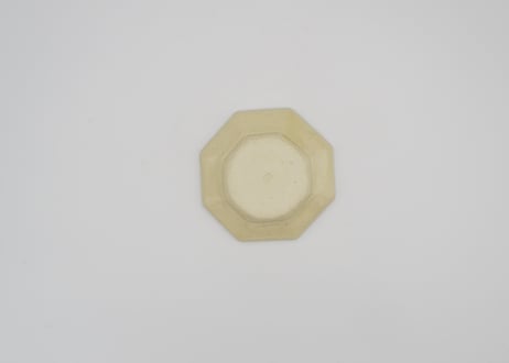 渡辺信史　灰釉小皿ベージュ