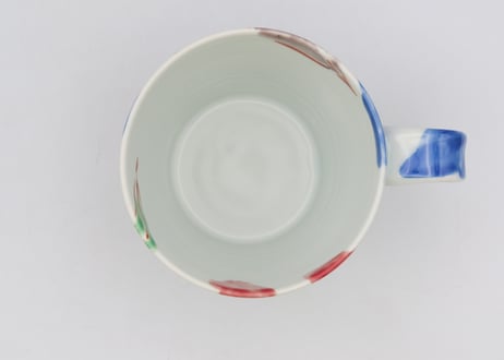 古川桜　色絵磁器ボタニカルマグE