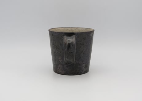 渡辺信史　黒釉薬マグB