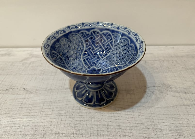 規窯　染付祥瑞小鉢 髙橋宏彰 染付磁器祥瑞高足小鉢 | 工藝舎 オンラインショップ