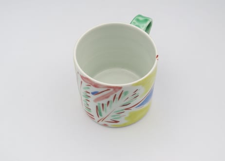古川桜　色絵磁器ボタニカルマグB