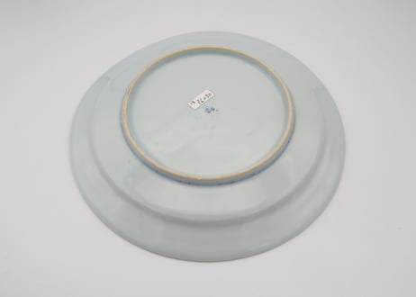 清水なお子　染付磁器花唐草皿