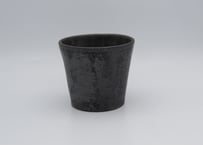 渡辺信史　黒釉薬フリーカップ