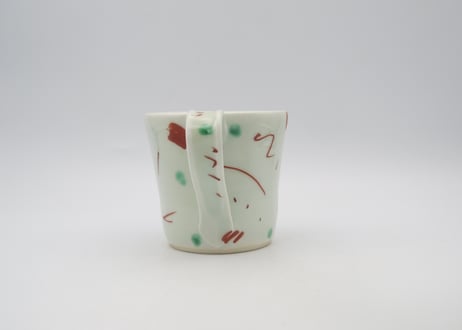 古川章蔵　色絵磁器マグ A1