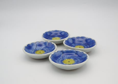 髙橋宏彰　色絵磁器青花豆皿