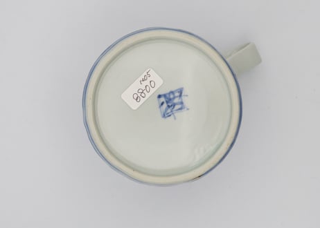 松尾貞一郎　染付磁器花紋マグ5