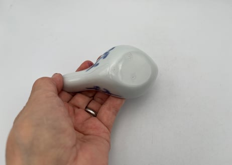 清水なお子　色絵磁器れんげ牡丹唐草