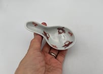 清水なお子　色絵磁器れんげ鬼灯紋