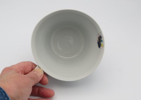 松尾貞一郎　色絵磁器丸紋スープカップ5