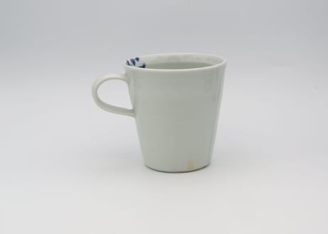 松尾貞一郎　染付磁器つる花マグ14