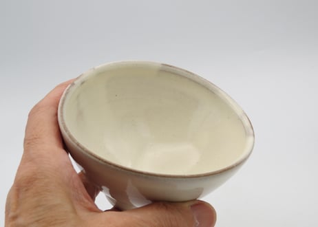 荒賀文成　粉引口だめ汲み出し
