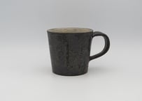 渡辺信史　黒釉薬マグB