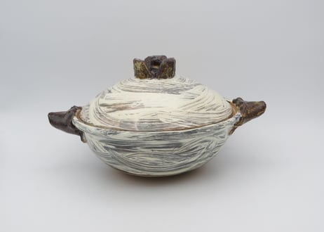 稲葉直人　土鍋　作家物 稲葉直人 黒釉薬の2人用土鍋 | 工藝舎 オンラインショップ