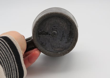 渡辺信史　黒釉薬マグB