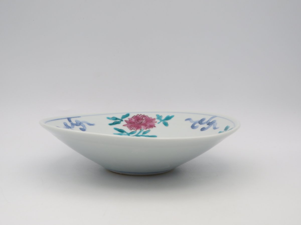 清水なお子 色絵磁器牡丹唐草6寸鉢 | Kogeisha mono オンラインショップ