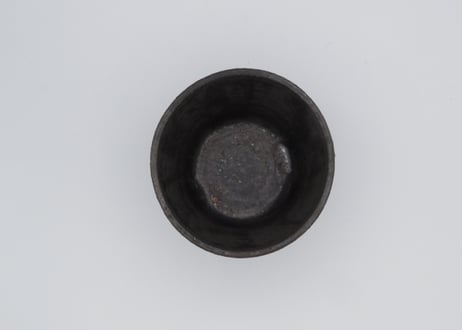 渡辺信史　黒釉薬フリーカップ