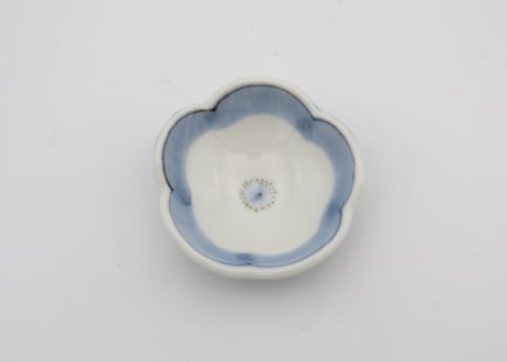 小長谷節子　染付磁器梅の箸置き