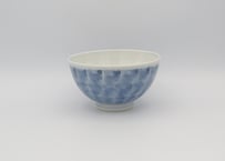 小長谷節子　染付磁器波紋飯碗
