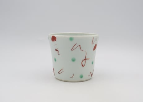 古川章蔵　色絵磁器マグ A2