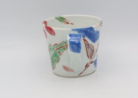 古川桜　色絵磁器ボタニカルマグE