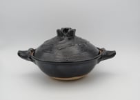 稲葉直人 黒釉一人用土鍋 | 工藝舎 オンラインショップ