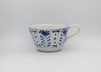 松尾貞一郎　色絵磁器芙蓉手スープカップ6