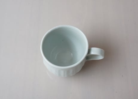 土井善夫　白磁凌ぎマグ