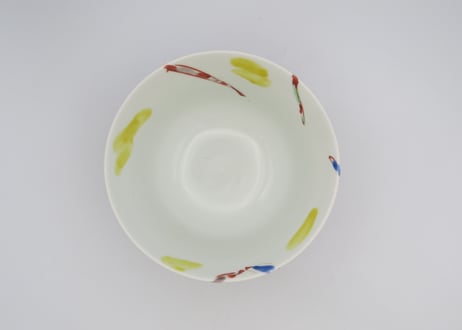 古川桜　色絵磁器ボタニカル麺鉢A