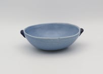 東まり子　アクア色の磁器のスープカップ