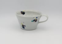松尾貞一郎　色絵磁器丸紋スープカップ5