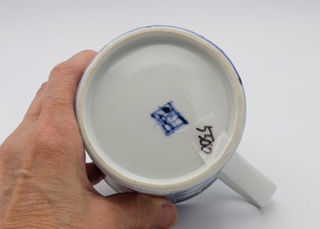 松尾貞一郎　色絵磁器マグN18