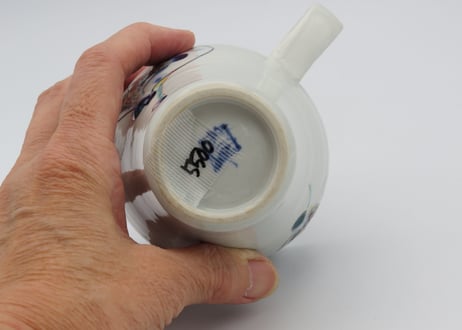 松尾貞一郎　色絵磁器マグN17