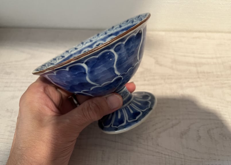 髙橋宏彰 染付磁器祥瑞高足小鉢 | 工藝舎 オンラインショップ