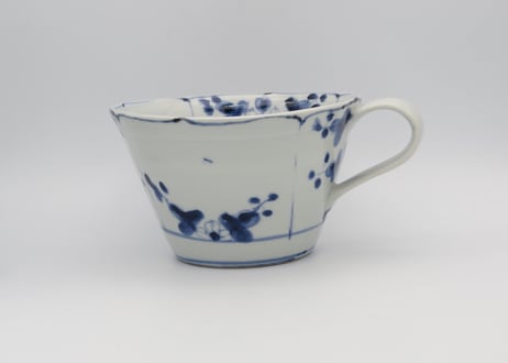 松尾貞一郎　染付磁器菊紋スープカップ5