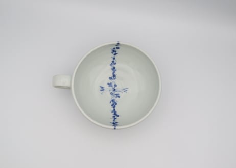 松尾貞一郎　染付け磁器スープカップT-61