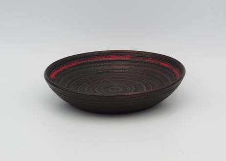 大蔵達雄　大皿　根来塗　漆器 大蔵達雄 銘々皿 5枚 木皿 根来塗 作家作品 - メルカリ