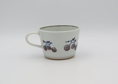 松尾貞一郎　色絵磁器マグT-67
