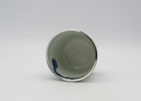 蕎麦古川章蔵　染付け磁器ちょく小鉢A