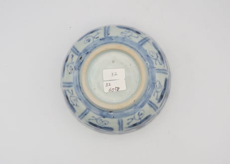 32縁切り4.5寸鉢 八方花紋