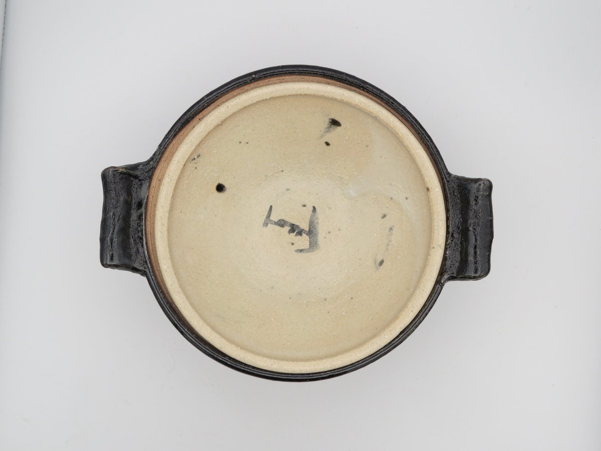 稲葉直人 黒釉一人用土鍋 | 工藝舎 オンラインショップ