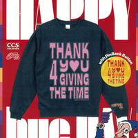 HAPPY bye DAY 2023 Raglan Sleeve Sweat Shirt(バッチ付き)【Pre order】