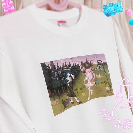 EW×可愛パメラ/Long T-shirt