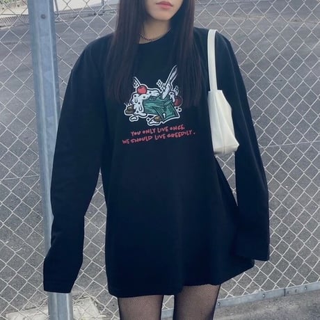 EW×いのうえさぶこ/Long T-shirt
