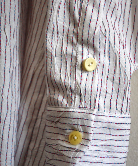 Wrinkled White Stripe Shirt