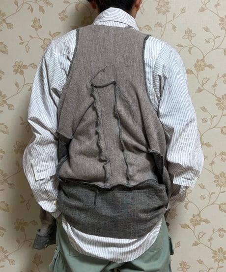 Remake Cut Shoulder Cardigan Jacket