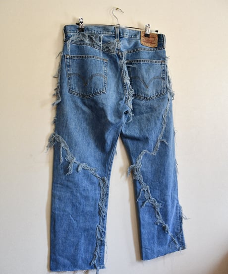 Needle punch remake denim