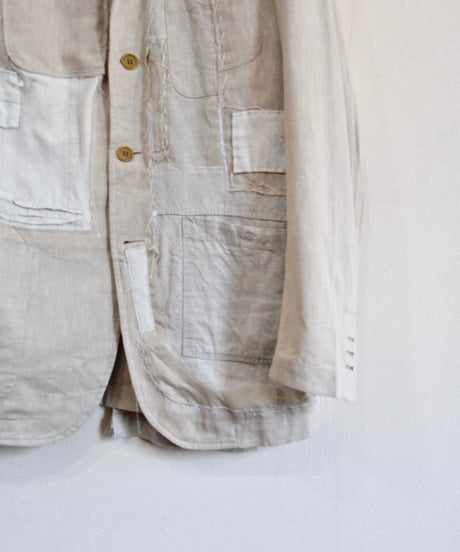 Remake Patchwork Linen Jacket