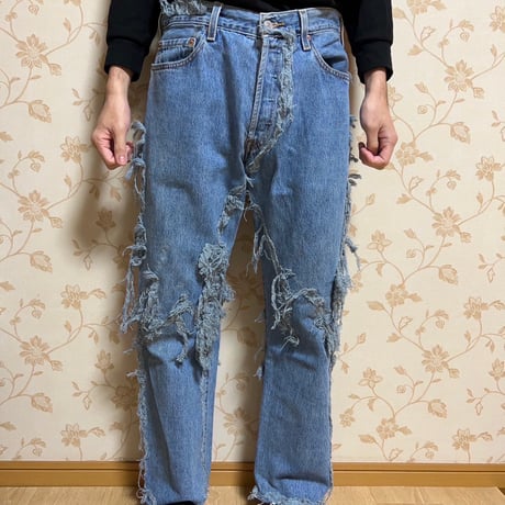Fake damage jeans【RB-9】