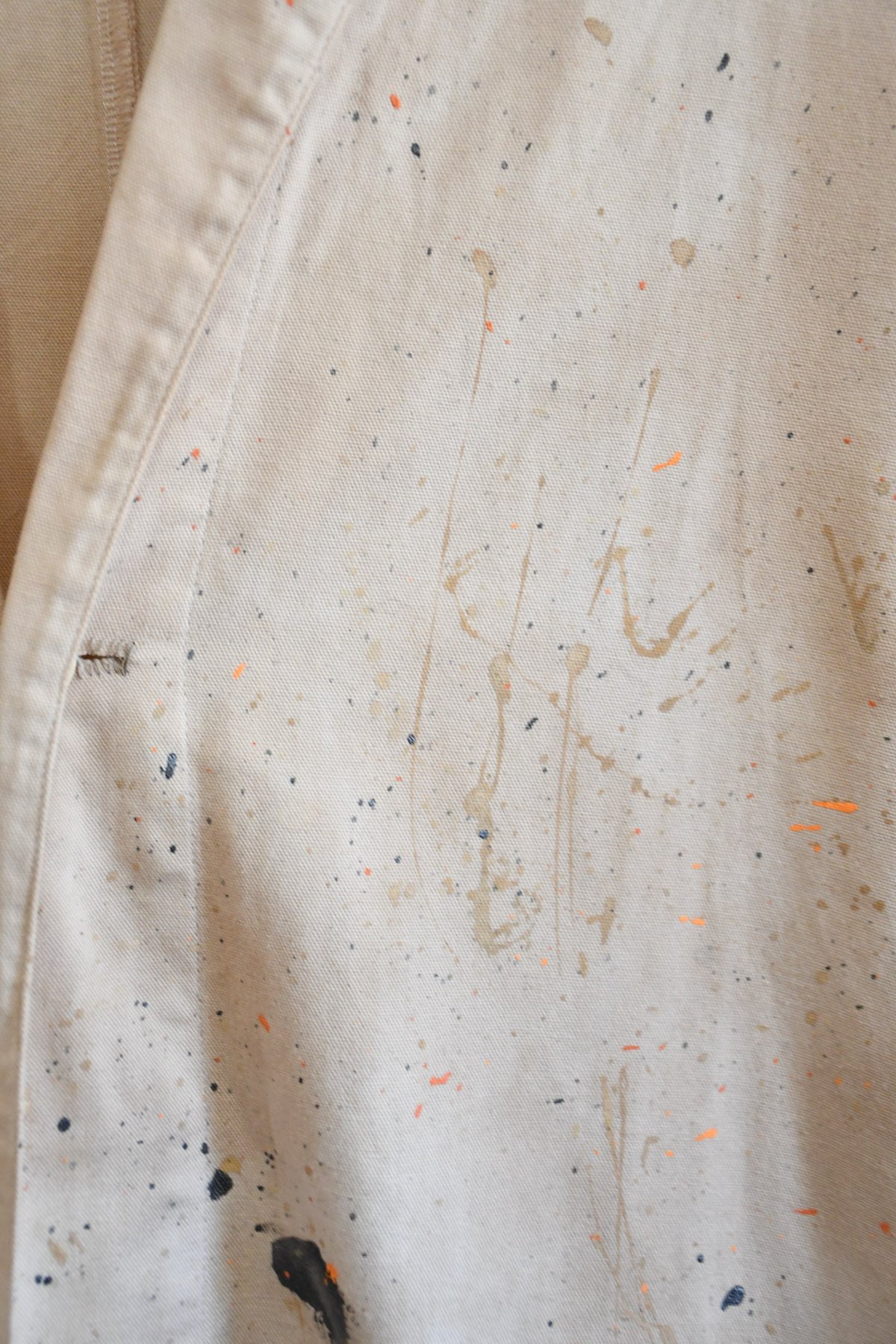 ショップコート　ハンドペイント　ヴィンテージ Hand-painted shop coat | HYUGA ONLINESHOP