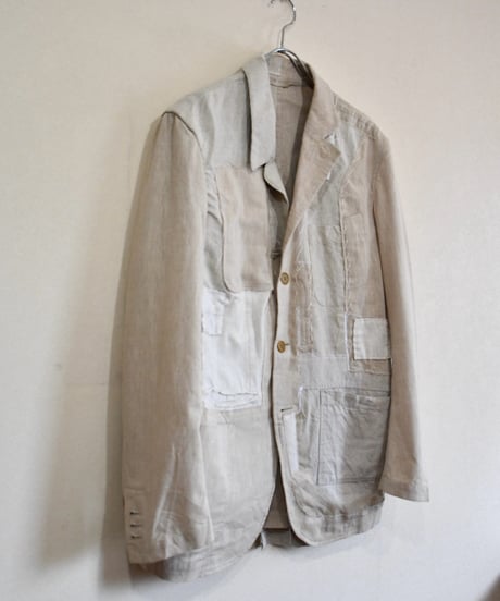 Remake Patchwork Linen Jacket